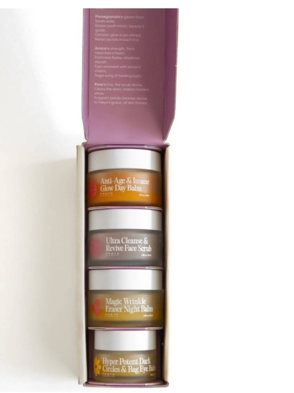 NIB-FROYA ORGANICS SKINCARE SYSTEM FOR MATURE SKIN…
